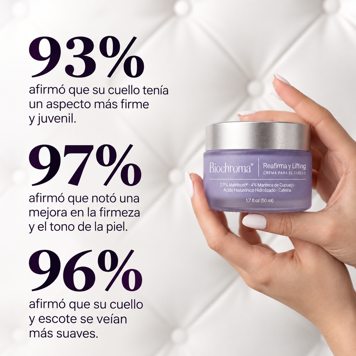 Crema Reafirmante y Tensora para el Cuello Biochroma®